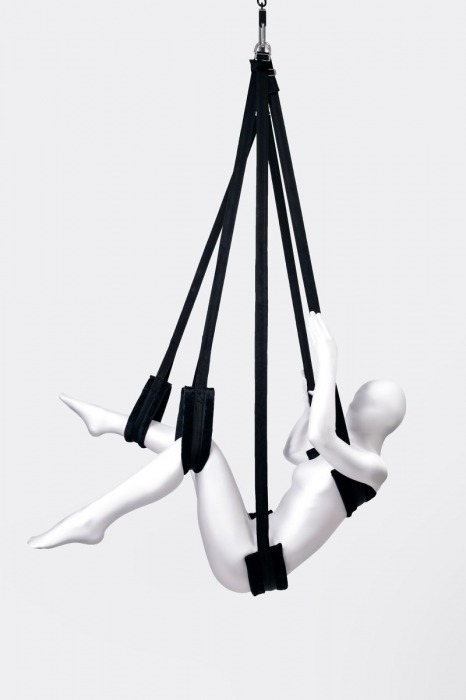 Черные секс-качели Anonymo №0503 - ToyFa - купить с доставкой в Первоуральске