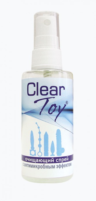 Очищающий спрей Clear Toy с антимикробным эффектом - 100 мл. - Биоритм - купить с доставкой в Первоуральске