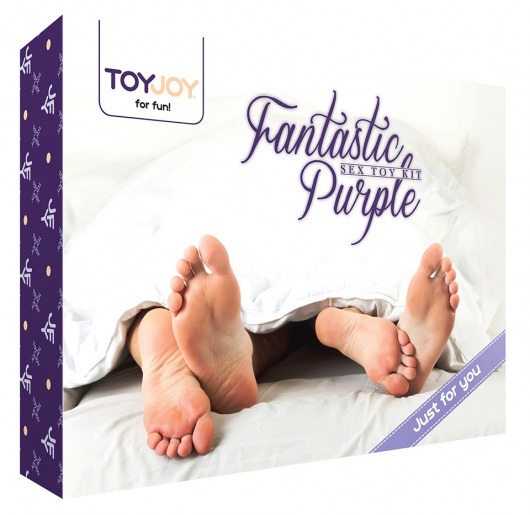 Эротический набор FANTASTIC PURPLE SEX TOY KIT - Toy Joy - купить с доставкой в Первоуральске