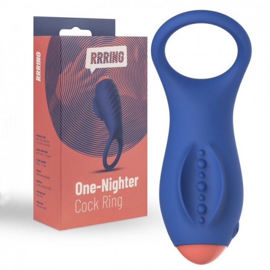 Синее эрекционное кольцо RRRING One Nighter Cock Ring - FeelzToys - в Первоуральске купить с доставкой