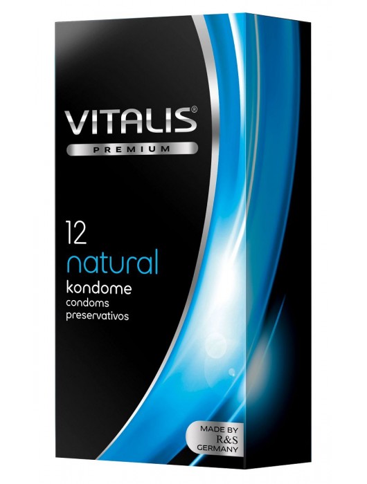 Классические презервативы VITALIS PREMIUM natural - 12 шт. - Vitalis - купить с доставкой в Первоуральске