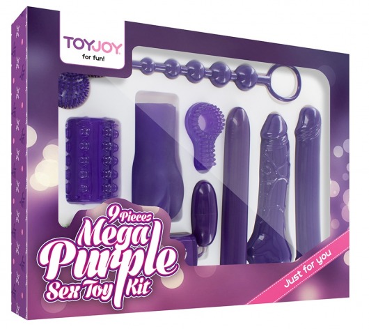 Эротический набор Toy Joy Mega Purple - Toy Joy - купить с доставкой в Первоуральске