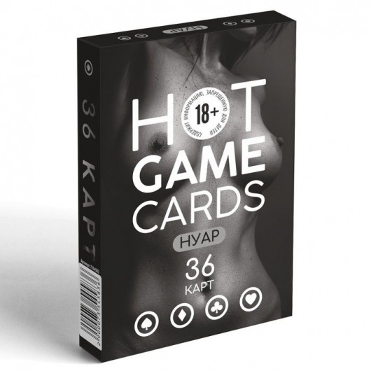 Игральные карты HOT GAME CARDS НУАР - 36 шт. - Сима-Ленд - купить с доставкой в Первоуральске