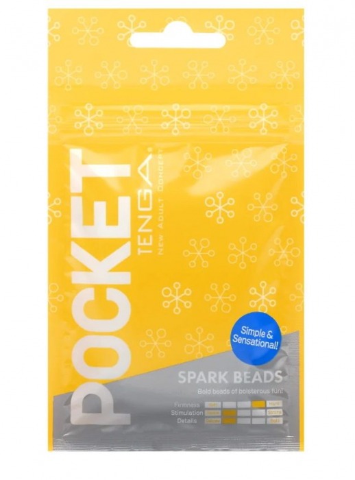 Карманный мастурбатор Spark Beads - Tenga - в Первоуральске купить с доставкой