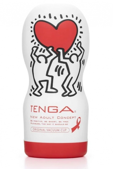Мастурбатор Keith Haring Cup Deep Throat - Tenga - в Первоуральске купить с доставкой