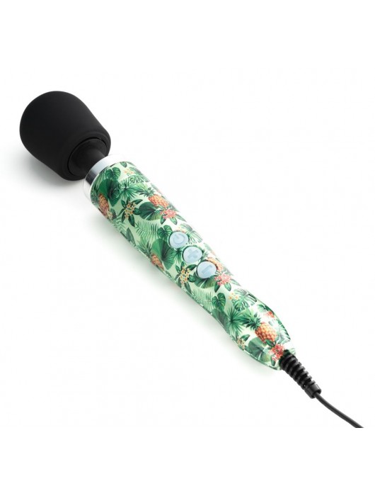 Жезловый вибратор Die Cast с принтом в виде ананасов - 37 см. - Doxy