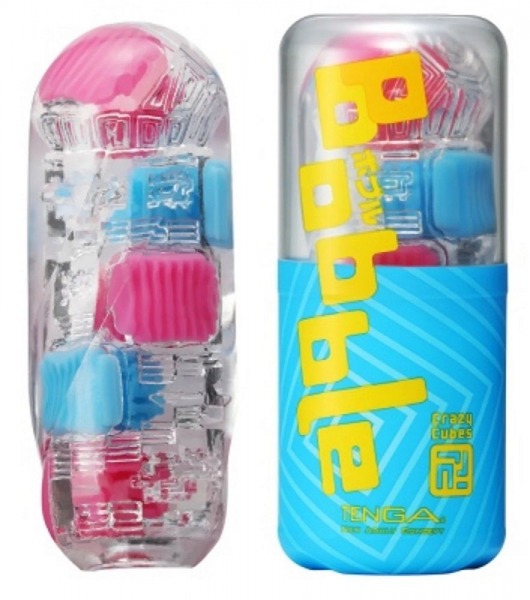 Мастурбатор Tenga Bobble Crazy Cubes - Tenga - в Первоуральске купить с доставкой