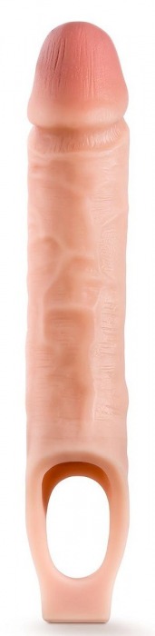 Телесная насадка на пенис 10 Inch Cock Sheath Extender - 25 см. - Blush Novelties - в Первоуральске купить с доставкой