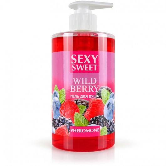 Гель для душа Sexy Sweet Wild Berry с ароматом лесных ягод и феромонами - 430 мл. -  - Магазин феромонов в Первоуральске