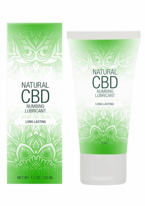 Лубрикант с пролонгирующим эффектом Natural CBD Numbing Lubricant - 50 мл. - Shots Media BV - купить с доставкой в Первоуральске