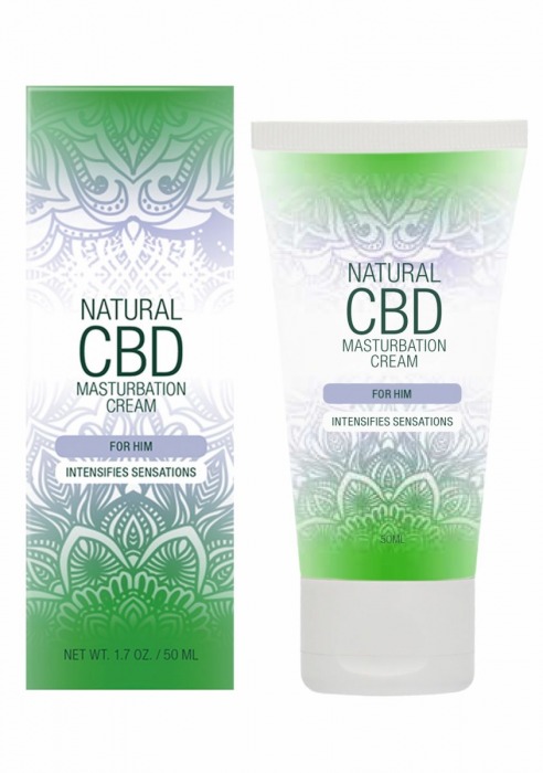 Крем для мастурбации для мужчин Natural CBD Masturbation Cream For Him - 50 мл. - Shots Media BV - купить с доставкой в Первоуральске