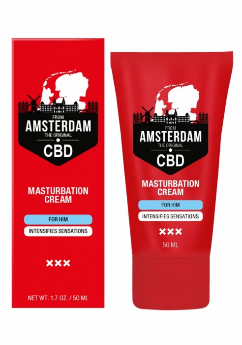 Крем для мастурбации для мужчин CBD from Amsterdam Masturbation Cream For Him - 50 мл. - Shots Media BV - купить с доставкой в Первоуральске