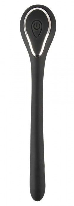 Черный гибкий уретральный стимулятор с вибрацией Vibrating Bendable Dilator - 13,5 см. - Orion - купить с доставкой в Первоуральске