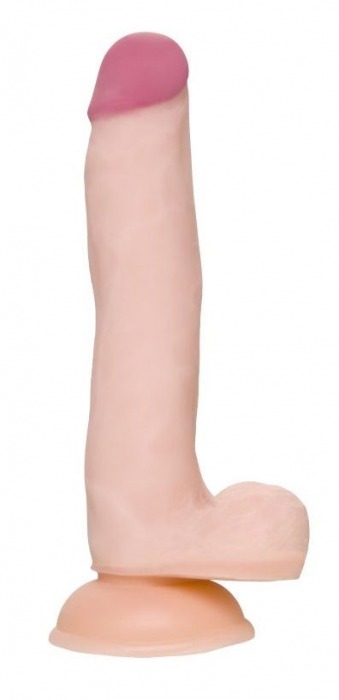 Телесный фаллоимитатор-реалистик Minc - 21 см. - A-toys купить с доставкой в интернет-магазине Orgasmix в Первоуральске Телесный фаллоимитатор-реалистик Minc - 21 см. - A-toys