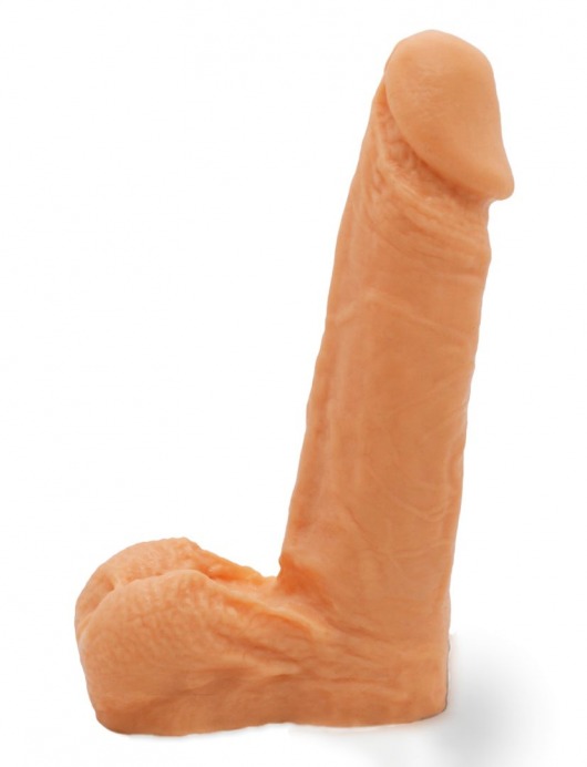 Реалистичный фаллоимитатор с мошонкой на трусиках Харнесс - 16,5 см. - LOVETOY (А-Полимер) - купить с доставкой в Первоуральске