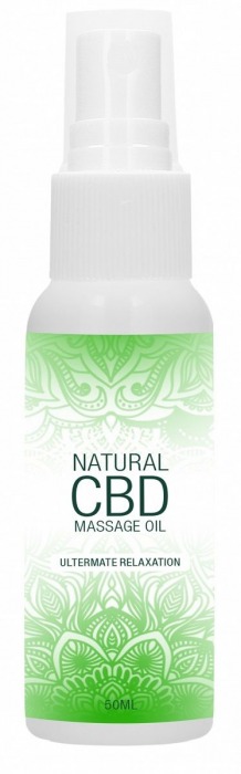 Массажное масло Natural CBD Massage Oil - 50 мл. - Shots Media BV - купить с доставкой в Первоуральске