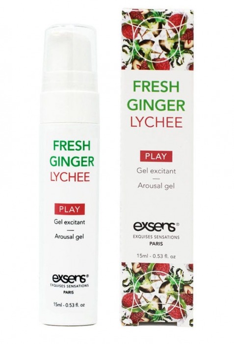 Возбуждающий гель Fresh Ginger Lychee Arousal Gel - 15 мл. - Exsens - купить с доставкой в Первоуральске