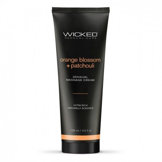 Массажный легкий крем WICKED Orange Blossom plus Patchouli - 120 мл. - Wicked - купить с доставкой в Первоуральске