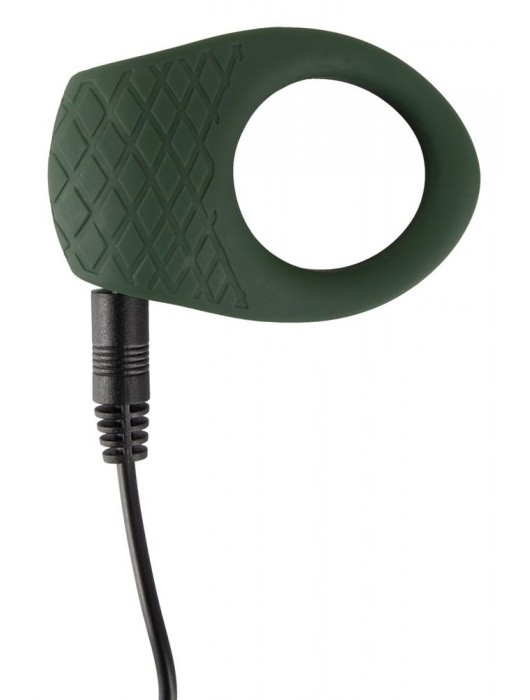 Зеленое эрекционное виброкольцо Luxurious Vibro Cock Ring - Orion - в Первоуральске купить с доставкой