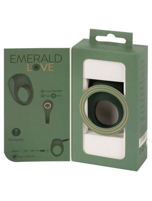 Зеленое эрекционное виброкольцо Luxurious Vibro Cock Ring - Orion - в Первоуральске купить с доставкой