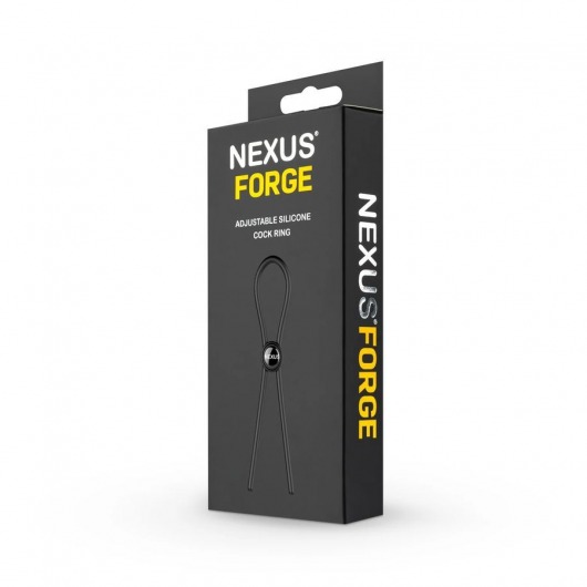 Черное эрекционное лассо Nexus Forge Single - Nexus Range - в Первоуральске купить с доставкой