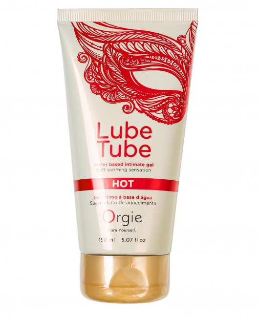 Интимный гель на водной основе Lube Tube Hot с разогревающим эффектом - 150 мл. - ORGIE - купить с доставкой в Первоуральске