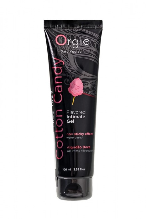 Интимный гель на водной осное Lube Tube Cotton Candy со вкусом сахарной ваты - 100 мл. - ORGIE - купить с доставкой в Первоуральске