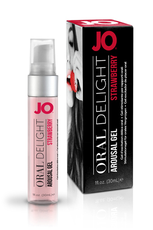 Клубничный лубрикант для оральных ласк Oral Delight Strawberry Sensation - 30 мл. - System JO - купить с доставкой в Первоуральске