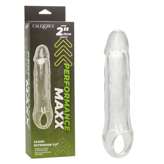 Прозрачная увеличивающая насадка Performance Maxx Extension 7.5  - 23 см. - California Exotic Novelties - в Первоуральске купить с доставкой