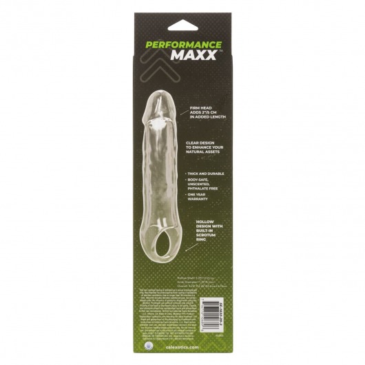 Прозрачная увеличивающая насадка Performance Maxx Extension 7.5  - 23 см. - California Exotic Novelties - в Первоуральске купить с доставкой
