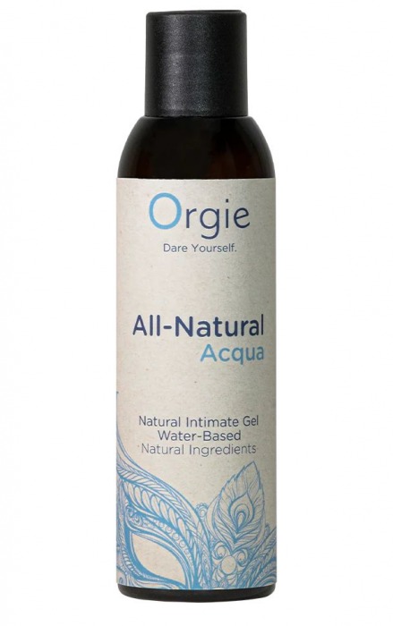 Интимный гель на водной основе Orgie All-Natural Acqua - 150 мл. - ORGIE - купить с доставкой в Первоуральске