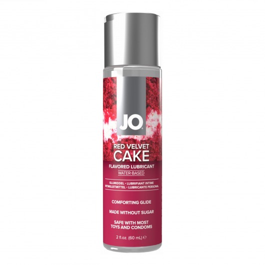 Лубрикант на водной основе JO H2O Red Velvet Cake Flavored Lubricant - 60 мл. - System JO - купить с доставкой в Первоуральске