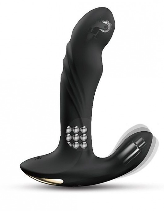 Черный вибромассажер простаты Multi P-Joy с 3 моторами - Dorcel - в Первоуральске купить с доставкой