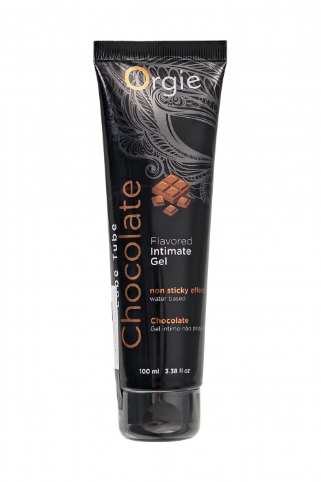Интимный гель на водной основе Lube Tube Chocolate с шоколадным вкусом - 100 мл. - ORGIE - купить с доставкой в Первоуральске