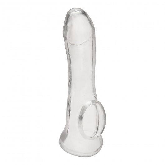 Прозрачная насадка на пенис Transparent Penis Enhancing Sleeve Extension - 15,9 см. - BlueLine - в Первоуральске купить с доставкой