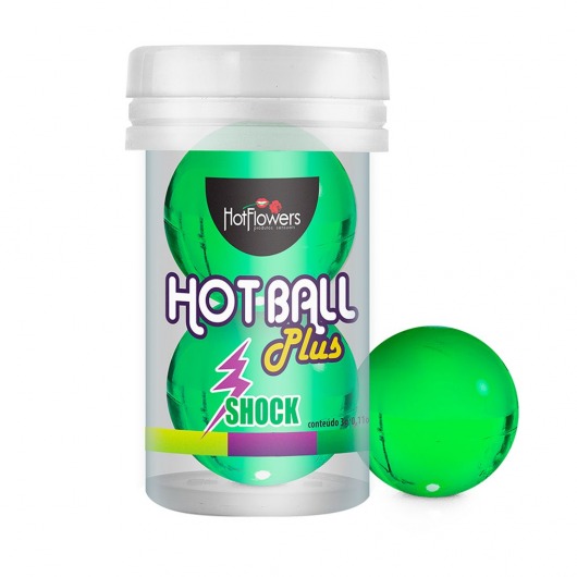 Лубрикант на силиконовой основе Hot Ball Plus с покалывающим эффектом (2 шарика по 3 гр.) - HotFlowers - купить с доставкой в Первоуральске