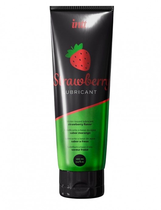 Смазка на водной основе с ароматом клубники Strawberry Lubricant - 100 мл. - INTT - купить с доставкой в Первоуральске