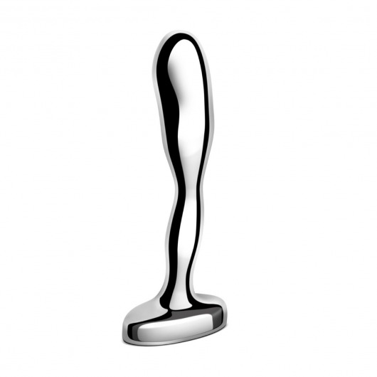 Стальной стимулятор простаты Stainless Steel Prostate Plug - 11,5 см. - b-Vibe - в Первоуральске купить с доставкой