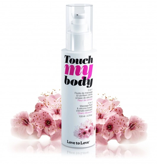 Силиконовый лубрикант 2-в-1 Touch My Body с ароматом вишнёвого цвета - 100 мл. - Love to Love - купить с доставкой в Первоуральске