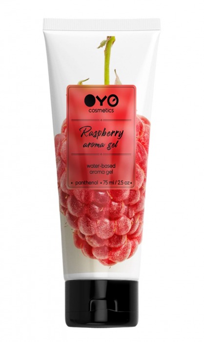 Лубрикант на водной основе OYO Aroma Gel Raspberry с ароматом малины - 75 мл. - OYO - купить с доставкой в Первоуральске