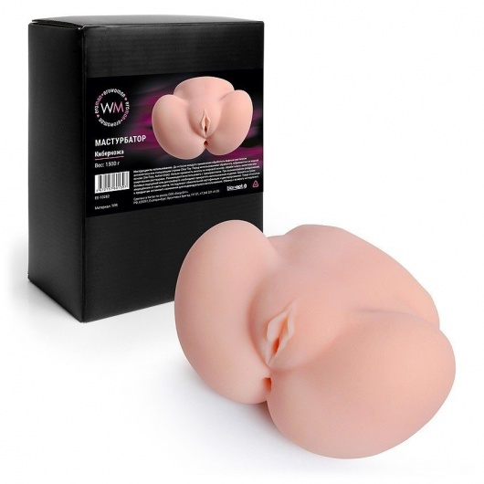 Реалистичный мастурбатор с двумя функциональными отверстиями - Erowoman-Eroman - в Первоуральске купить с доставкой