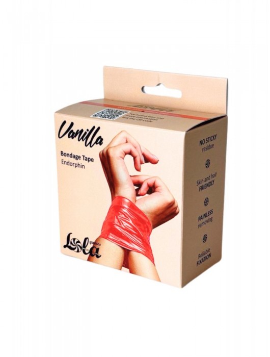 Красная бондажная лента Endorphin - Lola Games - купить с доставкой в Первоуральске