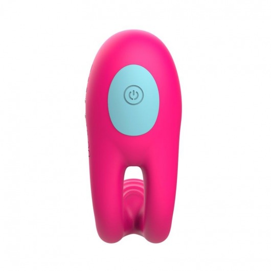 Розовое виброкольцо с пультом ДУ - I-MOON - в Первоуральске купить с доставкой