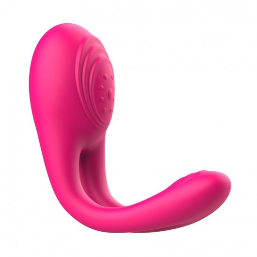 Розовое виброкольцо с пультом ДУ - I-MOON - в Первоуральске купить с доставкой