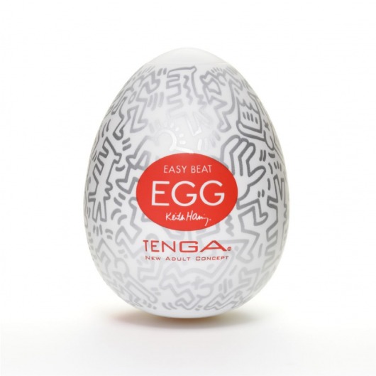 Мастурбатор-яйцо Keith Haring EGG PARTY - Tenga - в Первоуральске купить с доставкой