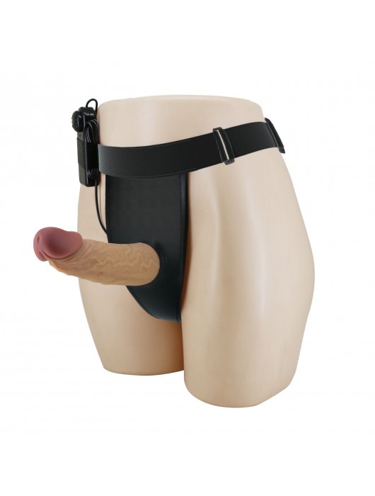 Полый вибрострапон на регулируемых трусиках Draven - 17,5 см. - Baile - купить с доставкой в Первоуральске