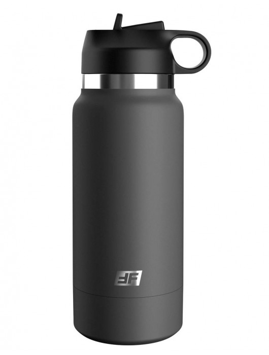 Серый мастурбатор в виде бутылки F*ck Flask - Pipedream - в Первоуральске купить с доставкой