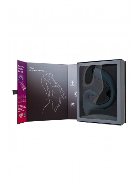 Темно-серый вибратор для G-стимуляции G for Goddess 1 - Satisfyer