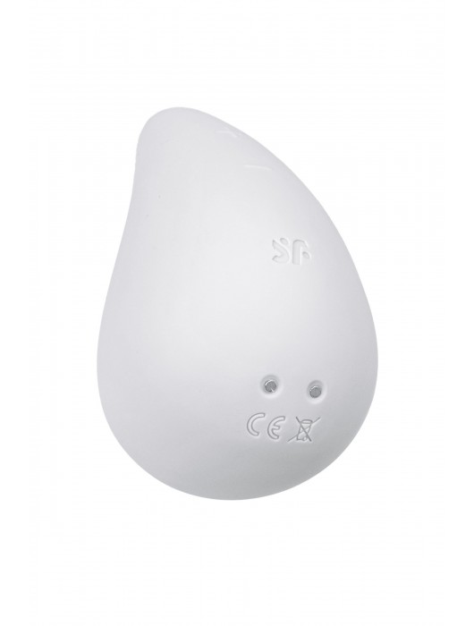 Белый вибромассажер в форме капли Dew Drop - Satisfyer