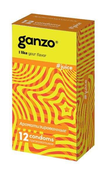 Ароматизированные презервативы Ganzo Juice - 12 шт. - Ganzo - купить с доставкой в Первоуральске